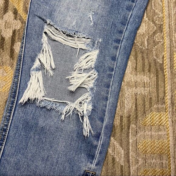 One X One Teaspoon Distressed Freebirds Boyfriend Cut Jeans - Picture 7 of 10